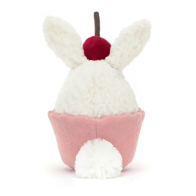 Jellycat Dainty Dessert Bunny Cupcake Soft Toy 14 cm