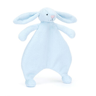Jellycat Knuffeldoek Konijn Bashful Bunny Blauw