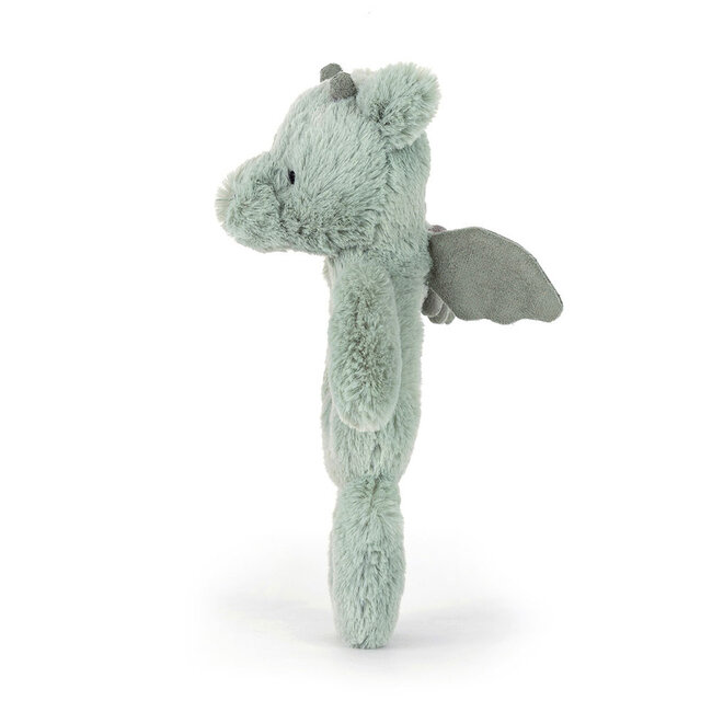 Jellycat Rammelaar Draak Bashful Groen
