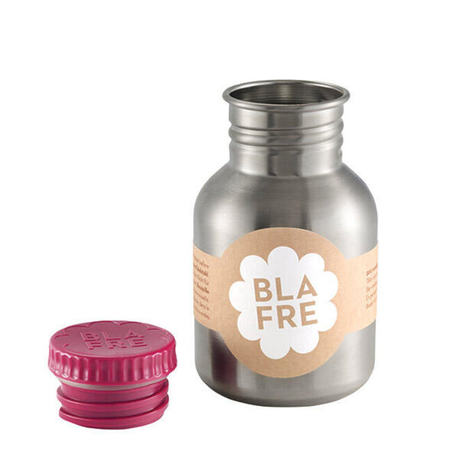 Blafre Drinkfles Pruimrood 300 ml RVS