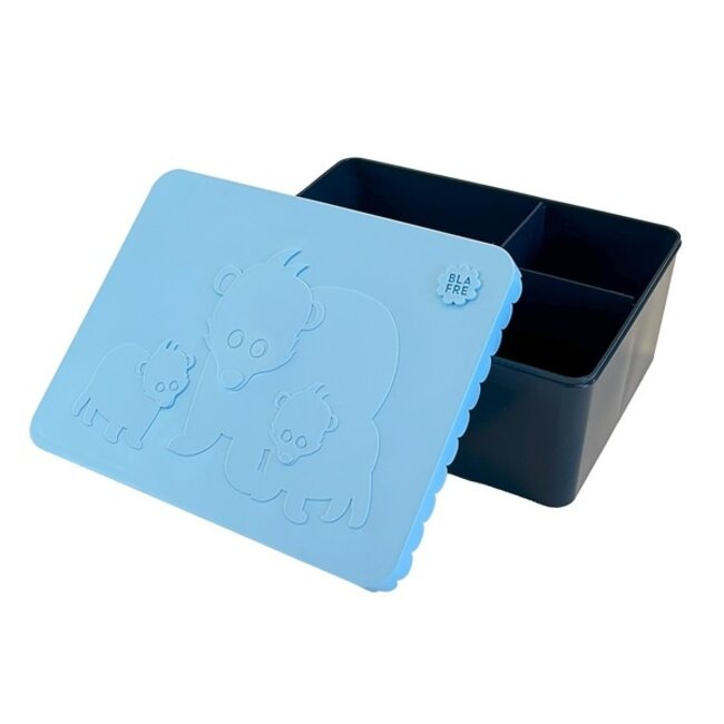 Blafre Lunch box blue compartments