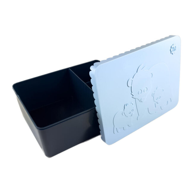 Blafre Lunch box blue compartments