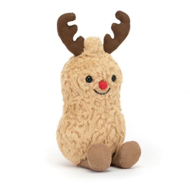 Jellycat Peanut Reindeer Amuseable Soft Toy 15 cm