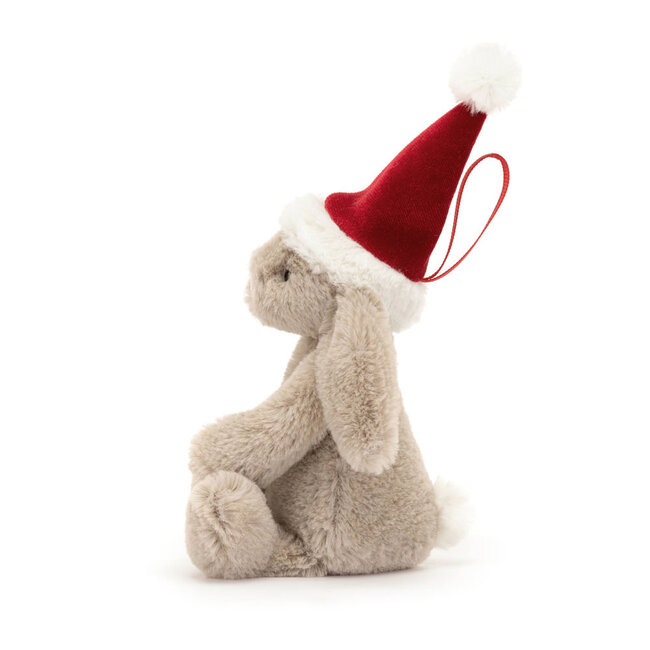Jellycat Hase Bashful Weihnachtsdeko 13 cm