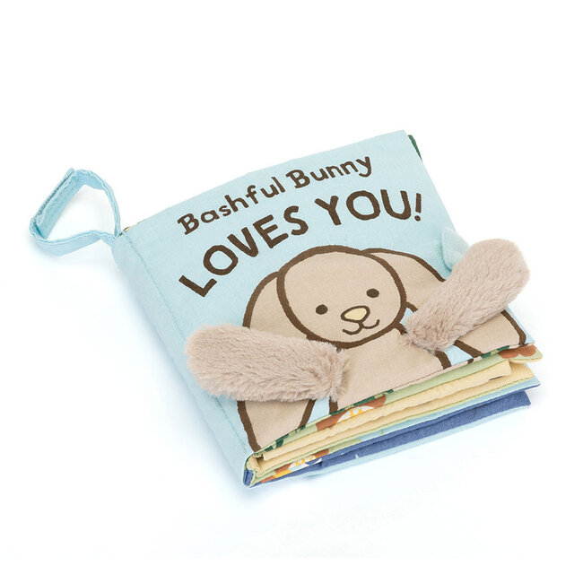 Jellycat Stoffbuch Bashful Bunny Loves