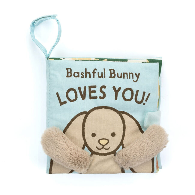 Jellycat Stoffbuch Bashful Bunny Loves