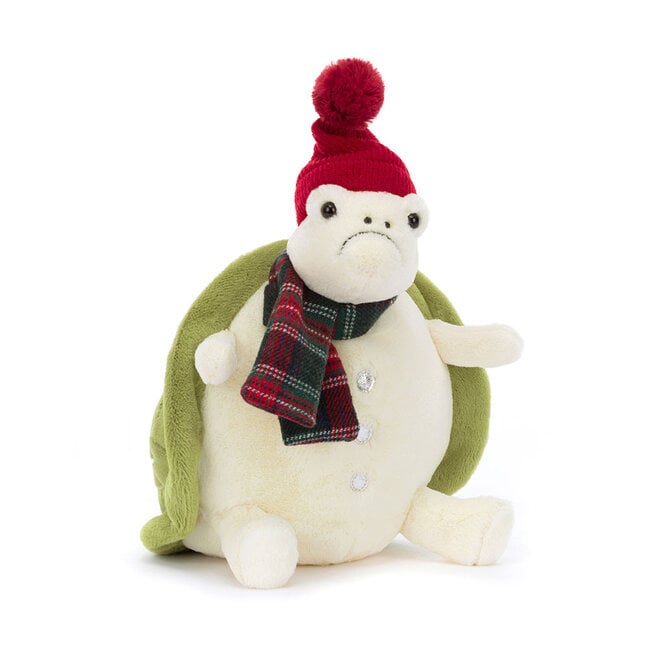 Jellycat Snowman Timmy Turtle Soft Toy 28 cm