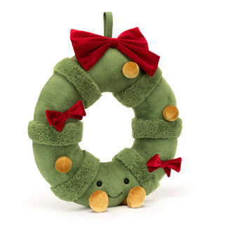 Jellycat Kerstkrans Amuseable 44 cm Jellycat Kerstkrans Amuseable 44 cm