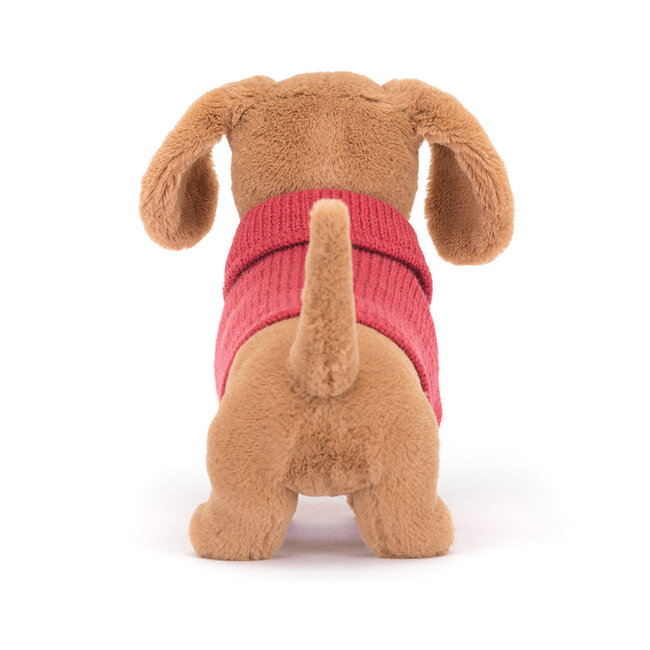 Jellycat Dachshund Stofftier Trikot Rosa 16 cm