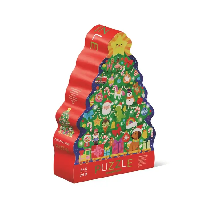 Crocodile Creek Puzzle A Torre 30 Pezzi - Giungla - Gioco Educativo Per Bambini 3+ In Contenitore Con Manico
