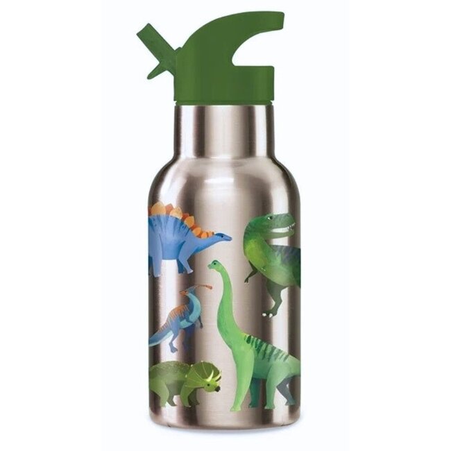 Crocodile Creek Puzzels Drinking Bottle Dinosaur Stainless Steel