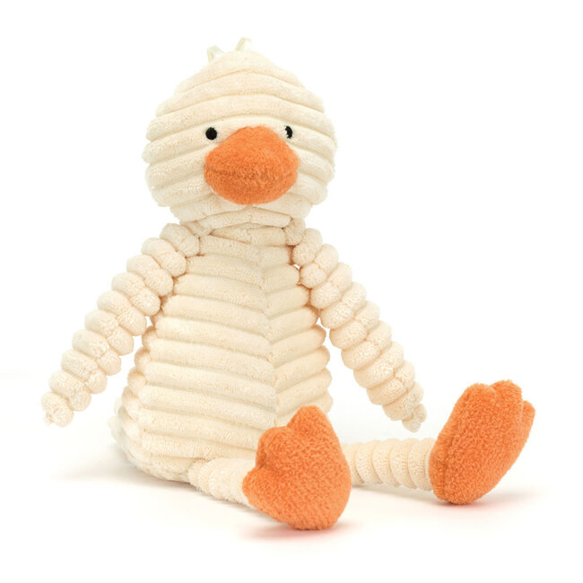Jellycat Eend Cordy Roy Baby Knuffel 33 cm
