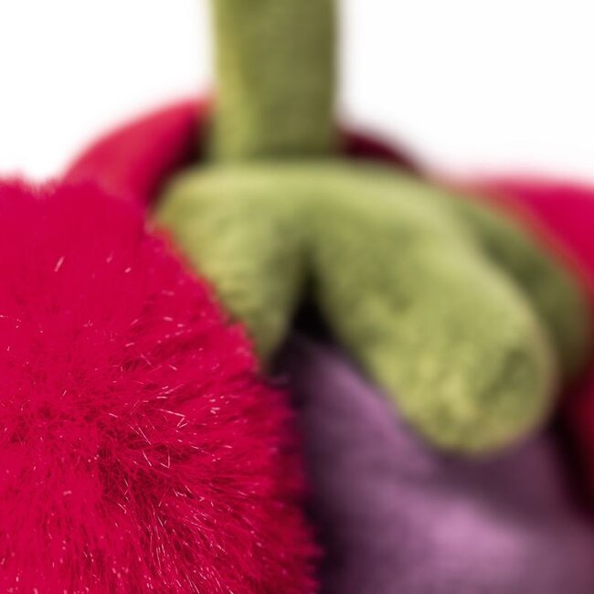 Jellycat Toastie Aubergine Vivacious Rood 16 cm