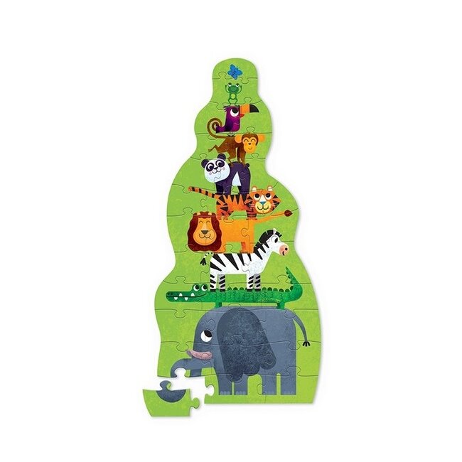 Crocodile Creek Puzzels Puzzle Turm  Dschungel 30 St. 3 Jahre+