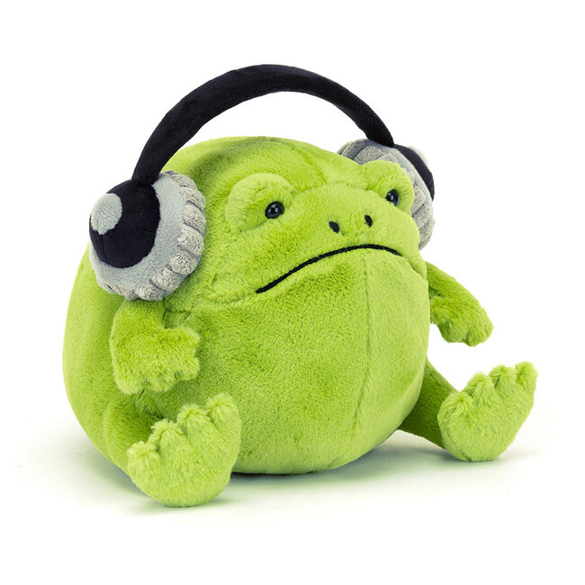 Jellycat Ricky Rain Frog Headphones 18 cm