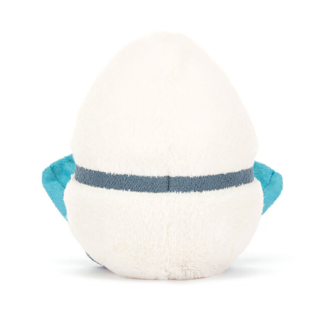 Jellycat Gekookt Ei Scuba Knuffel 14 cm