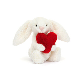 Jellycat Bashful Bunny Herz Hase Stofftier Small Jellycat Bashful Bunny Herz Hase Stofftier Small