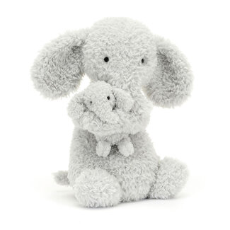 Jellycat Olifant Knuffel Huddles Jellycat Olifant Knuffel Huddles