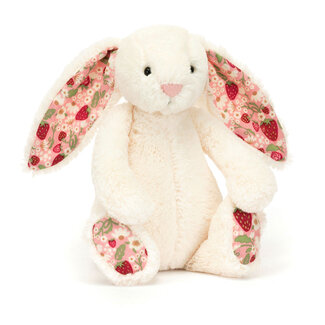 Jellycat Bashful Blossom Cream Bunny Berry Soft Toy 18 cm