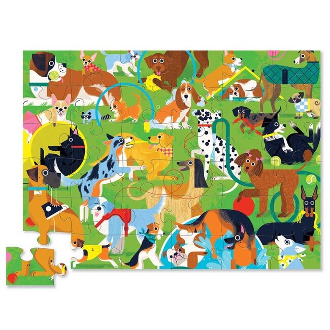 Crocodile Creek Puzzels Floor puzzle Playful Pups 36 pieces 3 years+
