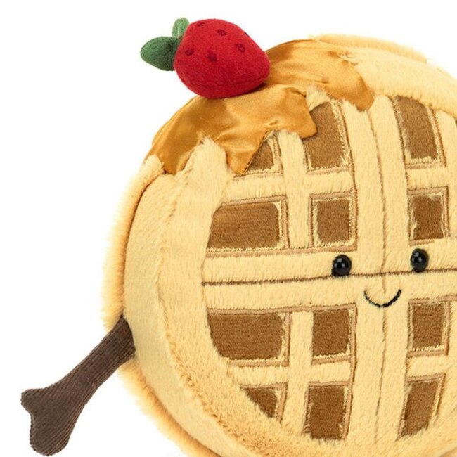 Jellycat Wafel Rene Waffle Amuseable Knuffel 14 cm