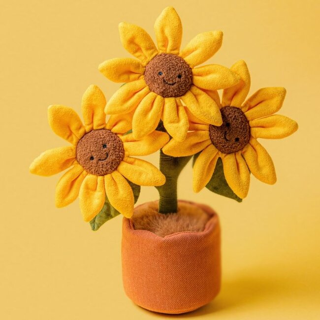 Jellycat Sonnenblume Amuseable Pflanze Stofftier 35 cm