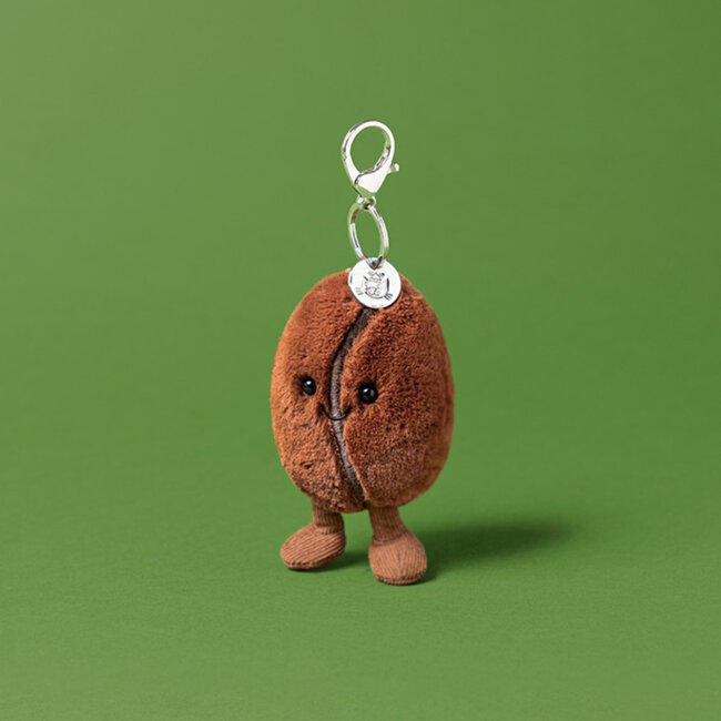 Jellycat Koffieboon Sleutelhanger Amuseable