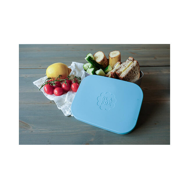 Blafre Brotdose Fächer Blau Edelstahl