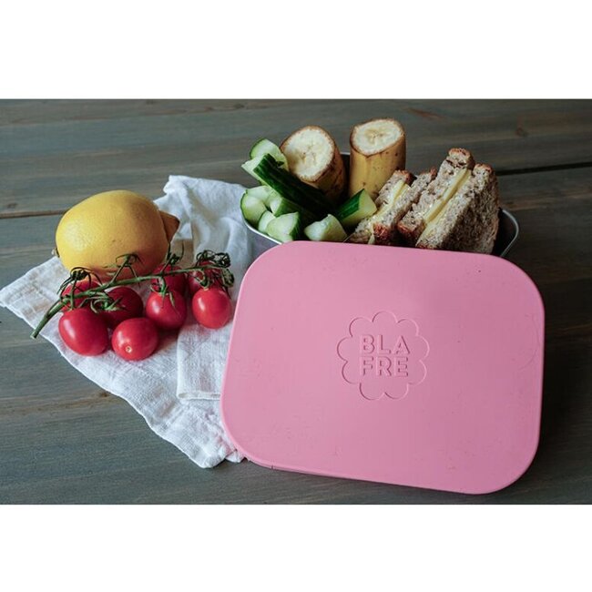 Blafre Brotdose Fächer Rosa Edelstahl