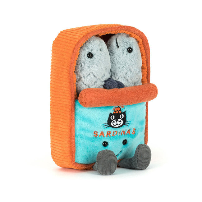 Jellycat Amuseable Sardine Tin Soft Toy 15 cm