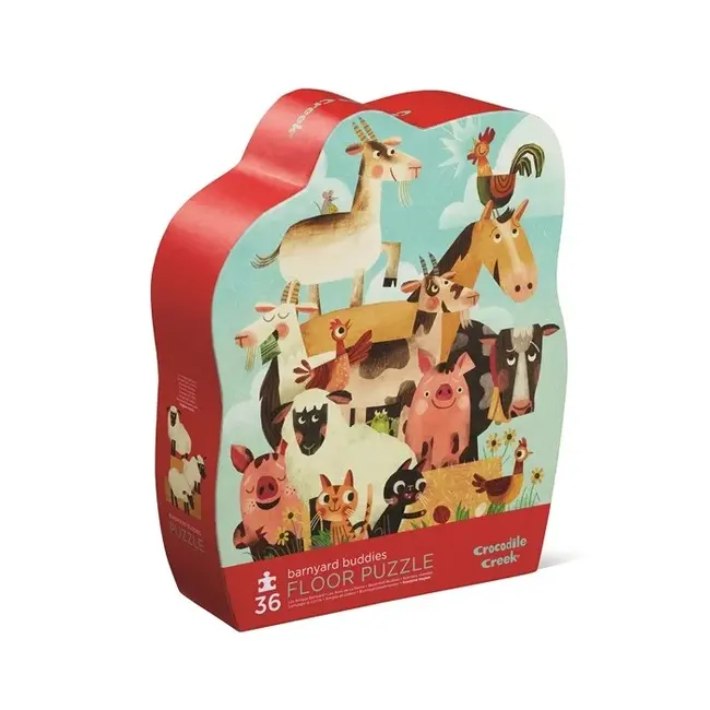 Crocodile Creek Puzzels Vloerpuzzel Boerderij Barnyard 36 st 3 jaar+