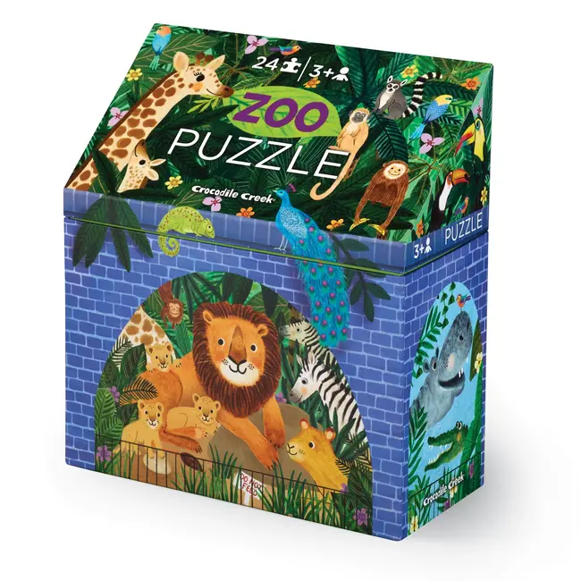 Crocodile Creek Puzzels Puzzel Dierentuin 24 st.