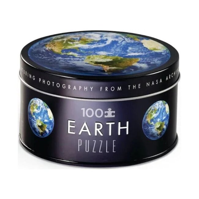 Crocodile Creek Puzzels Puzzle Nasa Earth Tin 100 pc.
