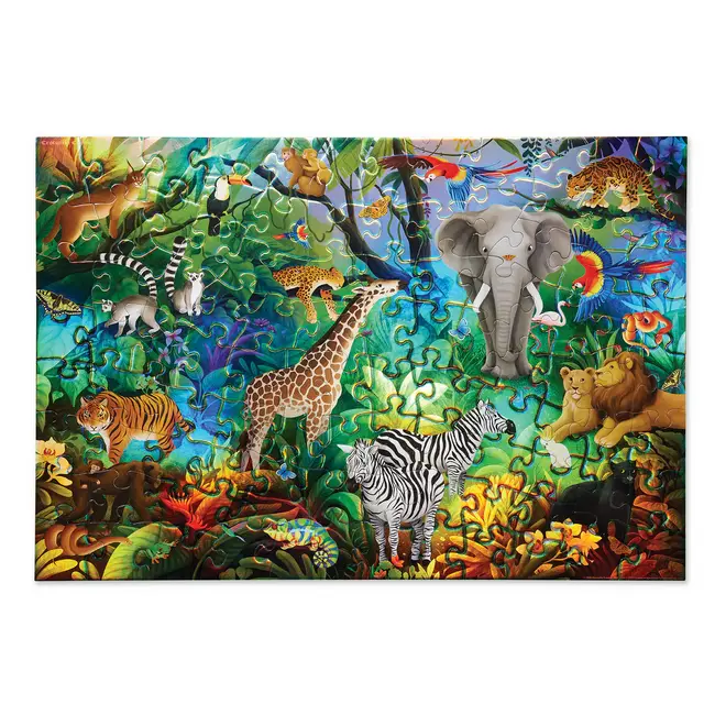 Crocodile Creek Puzzels Puzzle Unicorn Holographic 100 pc.