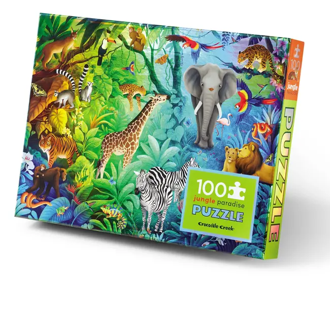 Crocodile Creek Puzzels Puzzle Dschungel Holographic 100 Teile