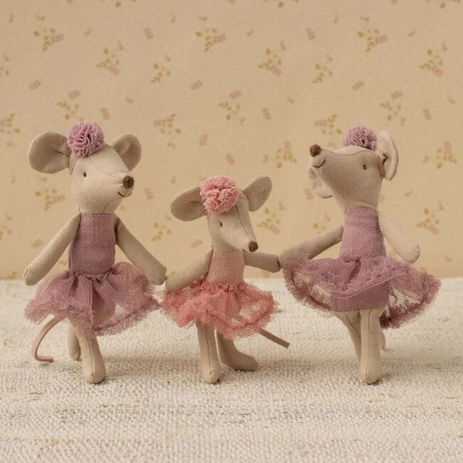 Maileg Ballerina Mouse Heather 13 cm