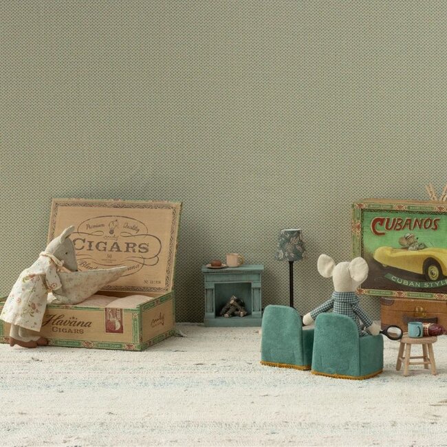 Maileg Grandpa & Grandma Mouse In Cigar Box