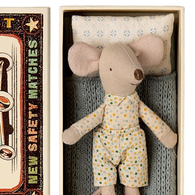 Maileg Maus Kleine Bruder Streichholzschachtel