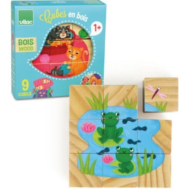 Vilac Blokkenpuzzel Hout Dieren