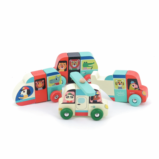 Vilac Magnetic Cars Wood Ingela P. Arrhenius 7603