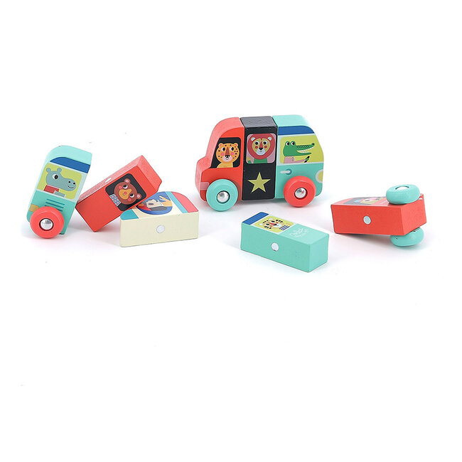 Vilac Magnetic Cars Wood Ingela P. Arrhenius 7603