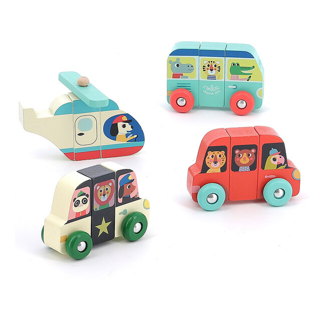 Vilac Magnetische Auto's Hout Ingela P. Arrhenius 7603