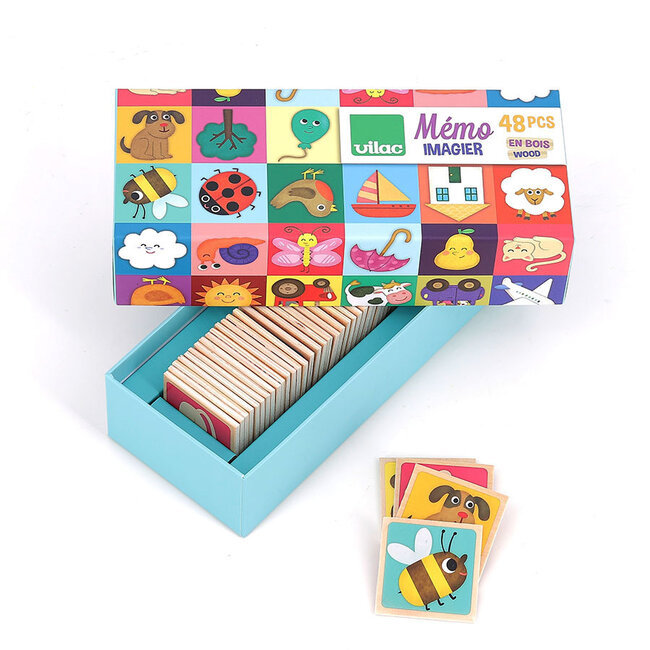 Vilac Memory Game Mélusine Wood 2477