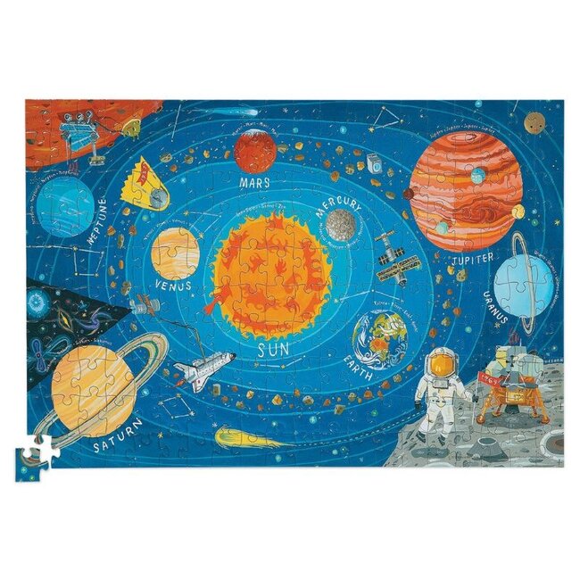 Crocodile Creek Puzzels Puzzle & Poster Space 200 Teile 6 Jahre+