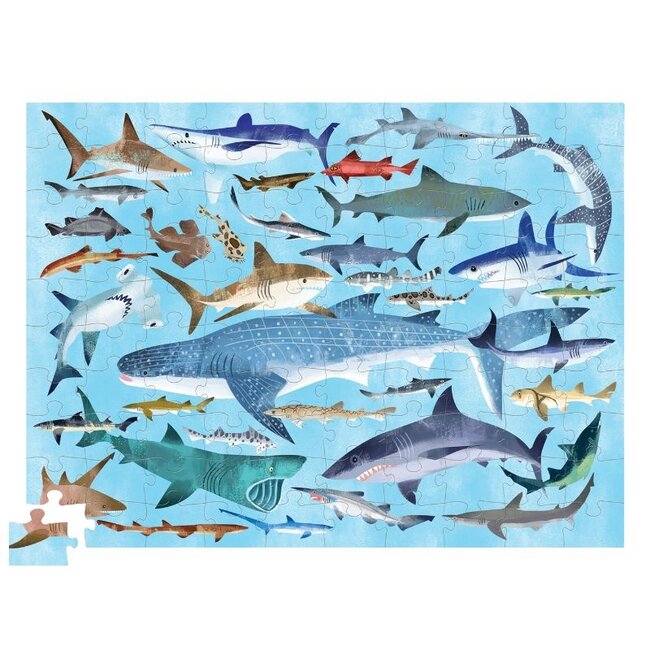 Crocodile Creek Puzzels Puzzel 36 Haaien 100 st. 5 jaar+