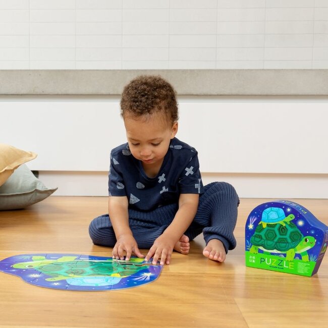 Crocodile Creek Puzzels Puzzel Schildpad 12 stukjes 2 jaar+