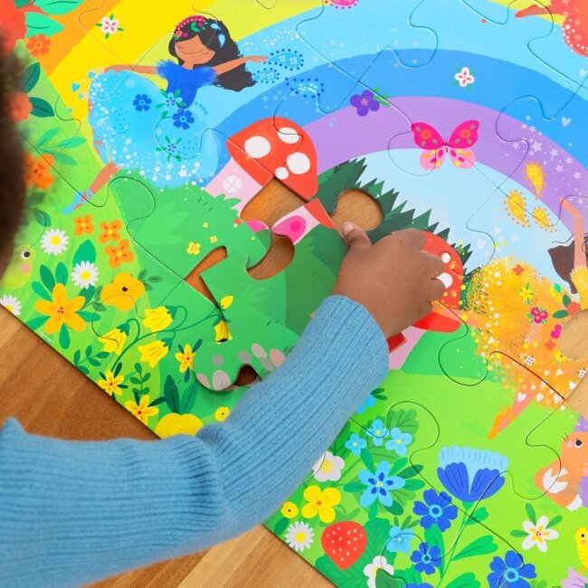 Crocodile Creek Puzzels Floor Puzzle Rainbow 36 pieces 3 years+