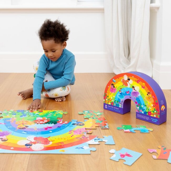 Crocodile Creek Puzzels Bodenpuzzle Rainbow 36 Teile 3 Jahre+