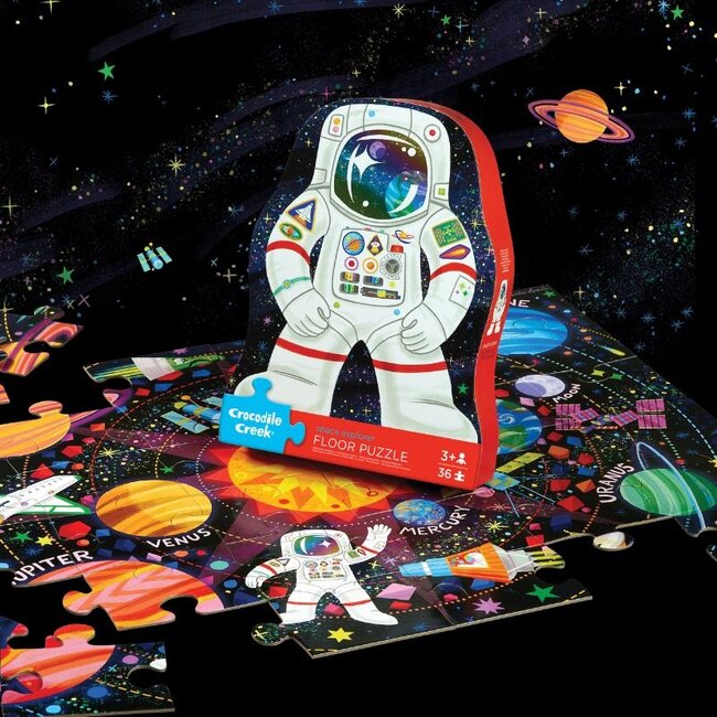 Crocodile Creek Puzzels Bodenpuzzle Space 36 Teile 3 Jahre+