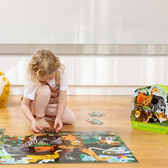 Crocodile Creek Puzzels Floor Puzzle Jungle Friends 36 pieces 3 years+